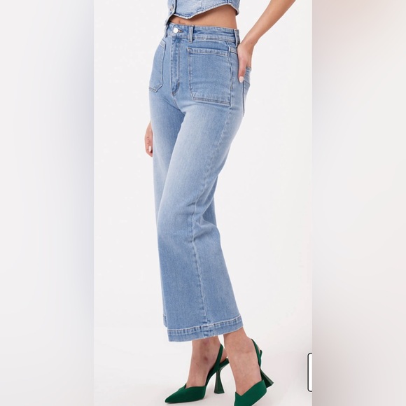 COPY - ROLLA’S High Rise Wide Leg Sailor Jeans size 30 Aussie 12 - Picture 8 of 8